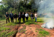 Intervensión del Juzgado Penal de Garantías de Saltos del Guairá en incineración de estupefacientes