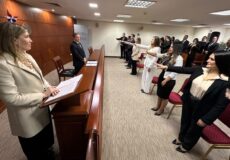 Juramento de actuario y secretaria judicial para la Circunscripción de Canindeyú