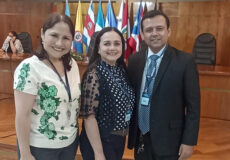 Representantes de la Circunscripción Judicial de Canindeyú participan en el Segundo Encuentro Interamericano de Servicio de Facilitadores Judiciales y Centros de Conciliación en Equidad.