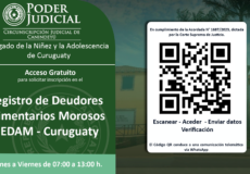 Registro de Deudores Alimentarios Morosos en el Juzgado de la Niñez y la Adolescencia de Curuguaty.