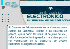 Implementación de Expediente Judicial Electrónico en los Tribunales de Apelación de Canindeyú