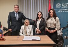 Magistrada, María Ysabel Davalos, asume funciones en el fuero de garantías penal de Saltos del Guairá