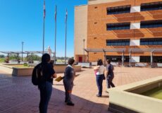 Licitación N° 01/2025 – Oferentes realizan visita técnica al Palacio de Justicia de Saltos del Guairá