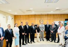 Miembro del Jurado de Enjuiciamiento de Magistrados y del Consejo de la Magistratura realizó visita al Palacio de Justicia de Saltos del Guairá