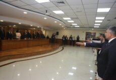 Juramento de magistrada judicial de Canindeyú ante la corte suprema de justicia